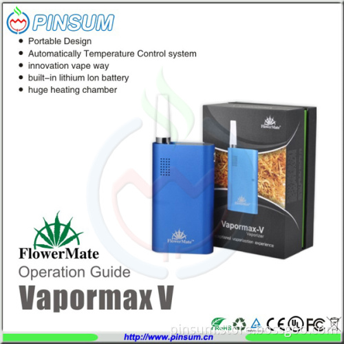 Newest Model Electronic Cigarette 2600mAh Dry Herb Vaporizer Vapormax V
